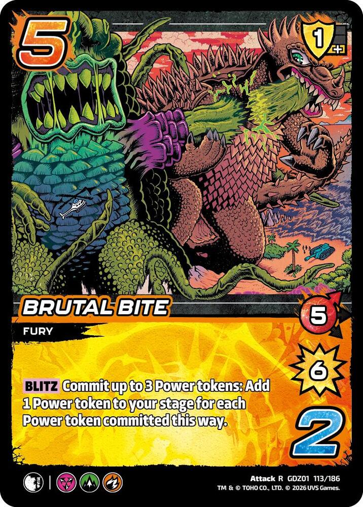 Brutal Bite - Godzilla: Reign of Kaiju - UniVersus - TCGplayer.com
