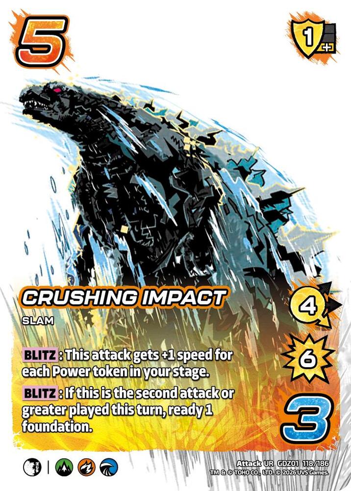 Crushing Impact - Godzilla: Reign of Kaiju - UniVersus - TCGplayer.com