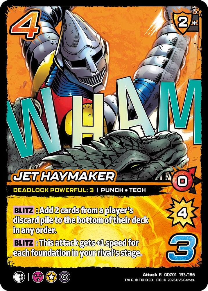 Jet Haymaker - Godzilla: Reign of Kaiju - UniVersus - TCGplayer.com