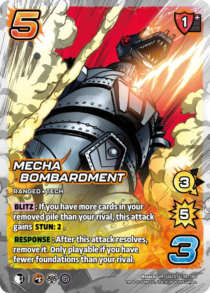 ヒガン キラ界 宇宙樹 Mecha Bombardment - Godzilla: Reign of Kaiju - UniVersus