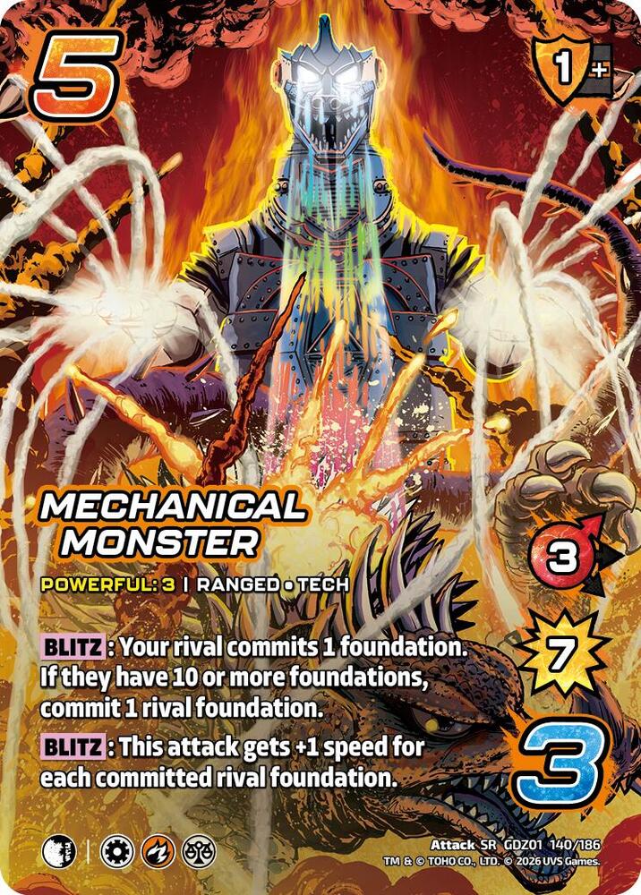 デジタルモンスターカード　Ver4 Mechanical Monster - Godzilla: Reign of Kaiju - UniVersus