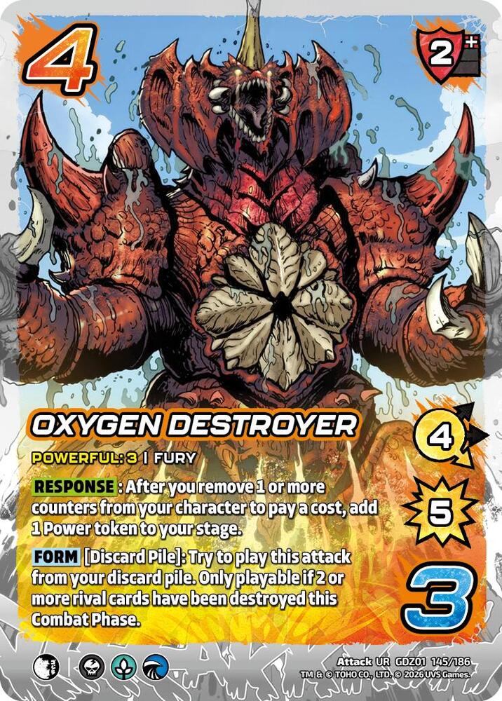 デオキシスexセット Oxygen Destroyer - Godzilla: Reign of Kaiju - UniVersus