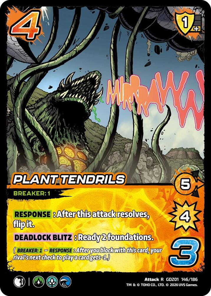 デジタルモンスター　テトリス Plant Tendrils - Godzilla: Reign of Kaiju - UniVersus - TCGplayer.com