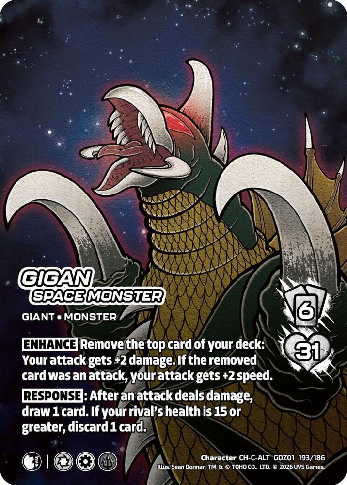 Gigan, Space Monster (Alternate Art) - Godzilla: Reign of Kaiju