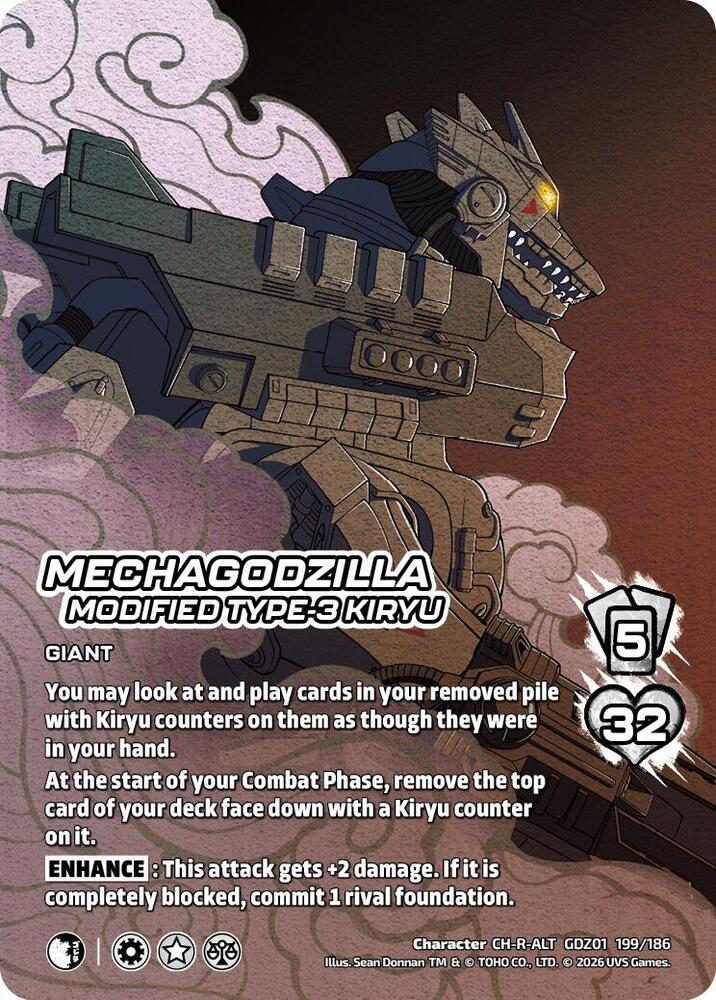 Mechagodzilla, Modified Type-3 Kiryu (Alternate Art) - Godzilla: Reign of  Kaiju - UniVersus - TCGplayer.com