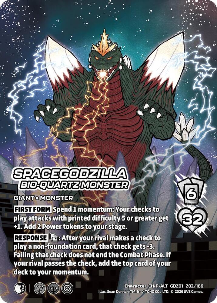 SpaceGodzilla, Bio-Quartz Monster (Alternate Art) - Godzilla