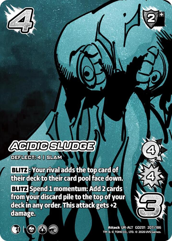Acidic Sludge (Alternate Art) - Godzilla: Reign of Kaiju
