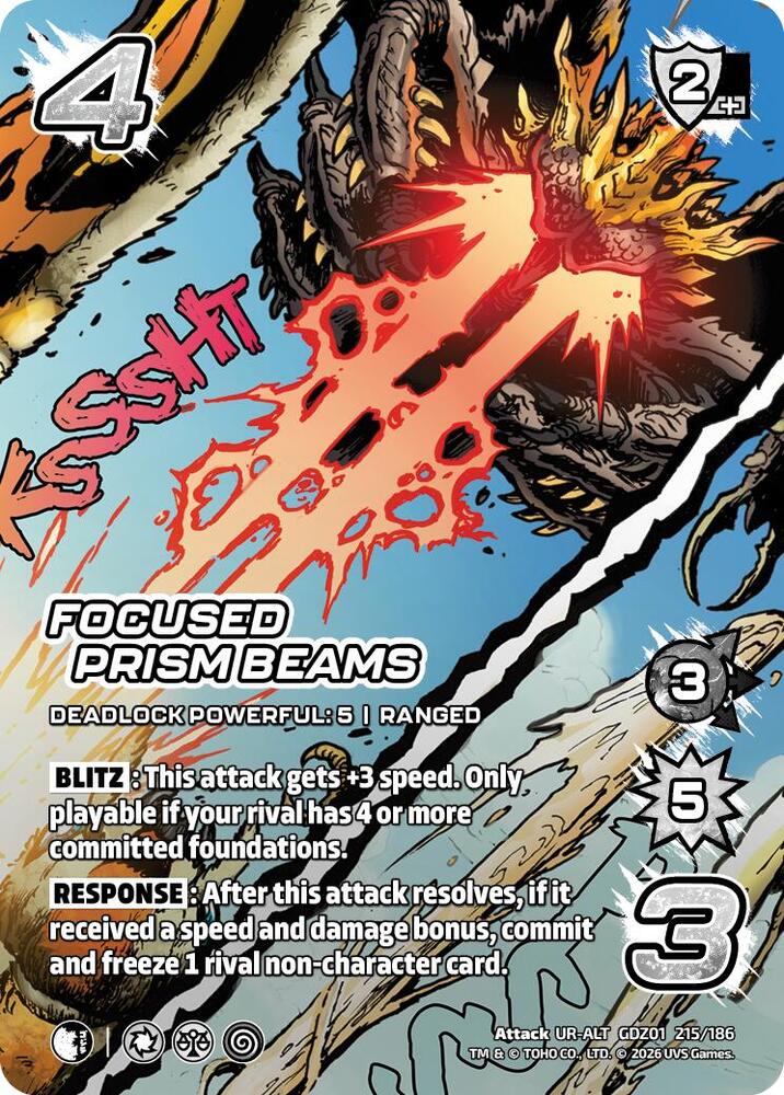 Focused Prism Beams (Alternate Art) - Godzilla: Reign of Kaiju
