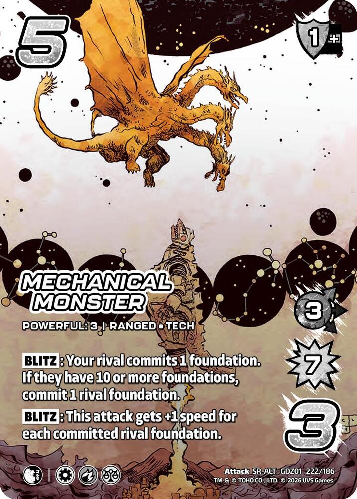 Mechanical Monster (Alternate Art) - Godzilla: Reign of Kaiju