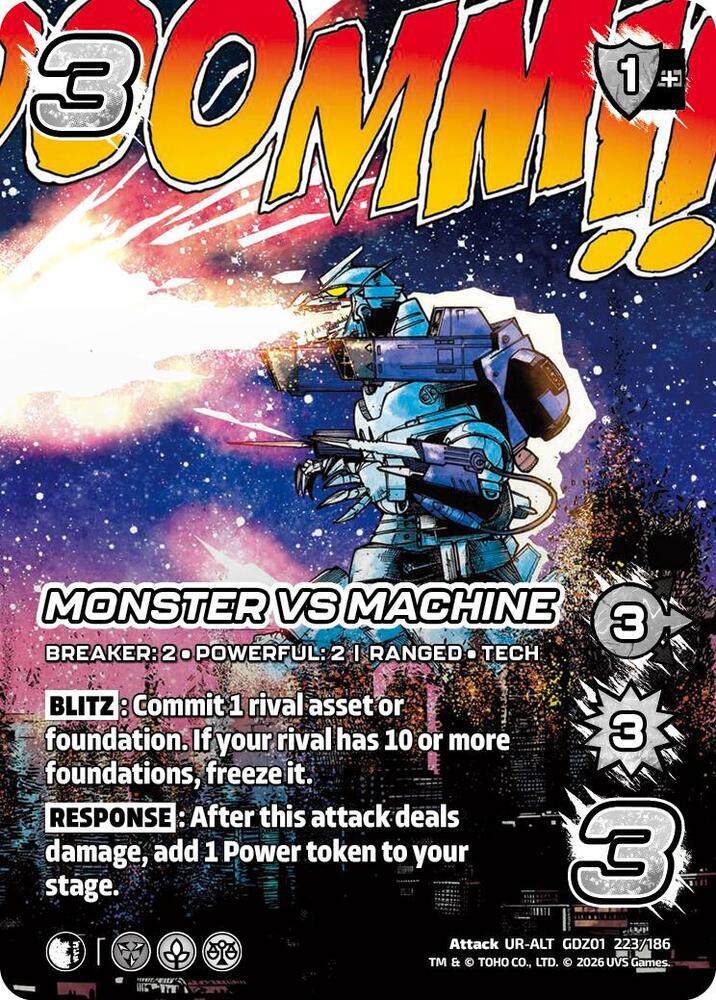 Monster vs Machine (Alternate Art) - Godzilla: Reign of Kaiju