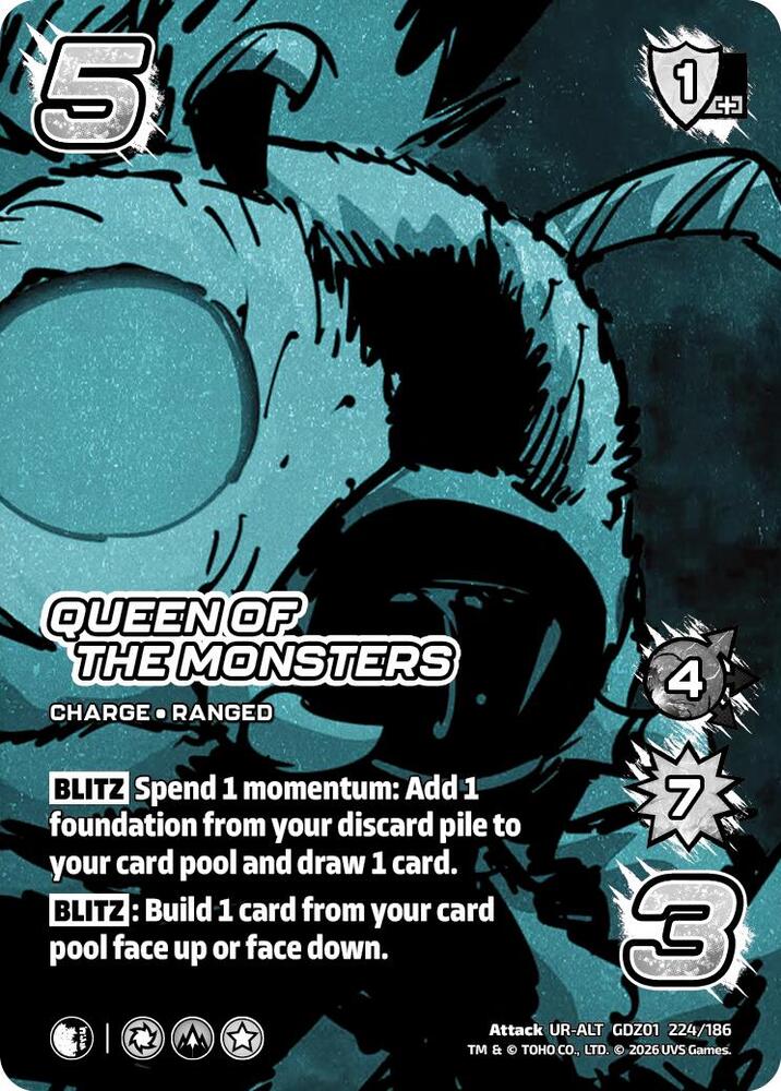 Queen of the Monsters (Alternate Art) - Godzilla: Reign of Kaiju