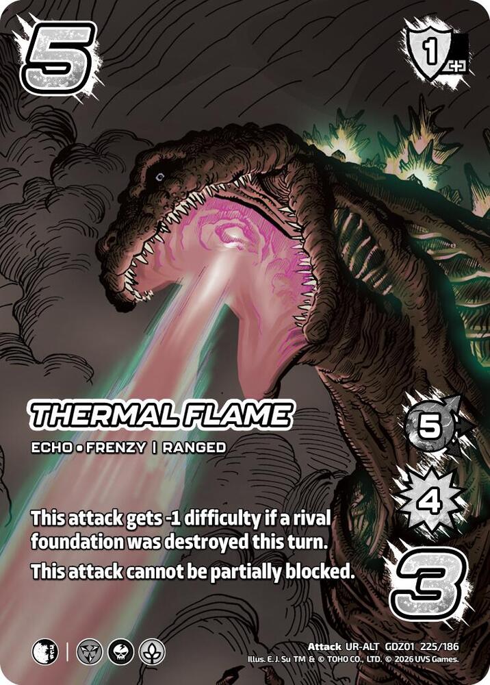 Thermal Flame (Alternate Art) - Godzilla: Reign of Kaiju