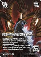 Immense Showdown (Alternate Art) - Godzilla: Reign of Kaiju