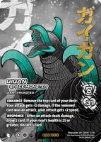 Gigan, Space Monster (Chrome Rare) - Godzilla: Reign of Kaiju