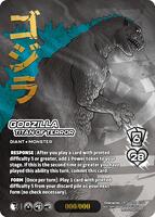 Godzilla, Titan of Terror (Chrome Rare) - Godzilla: Reign of Kaiju