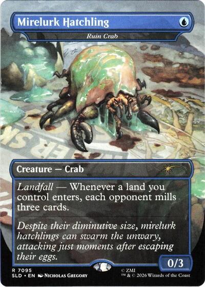 Ruin Crab (Secret Lair) from SLD #7095, Magic: The Gathering card