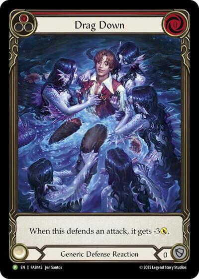 Drag Down (Red) - FAB442 Flesh and Blood: Promo Cards card price