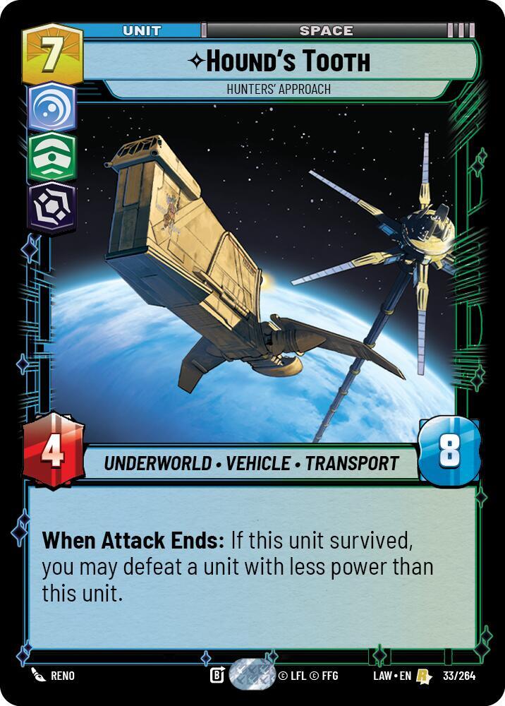 Hound's Tooth - Hunters' Approach - A Lawless Time - Star Wars