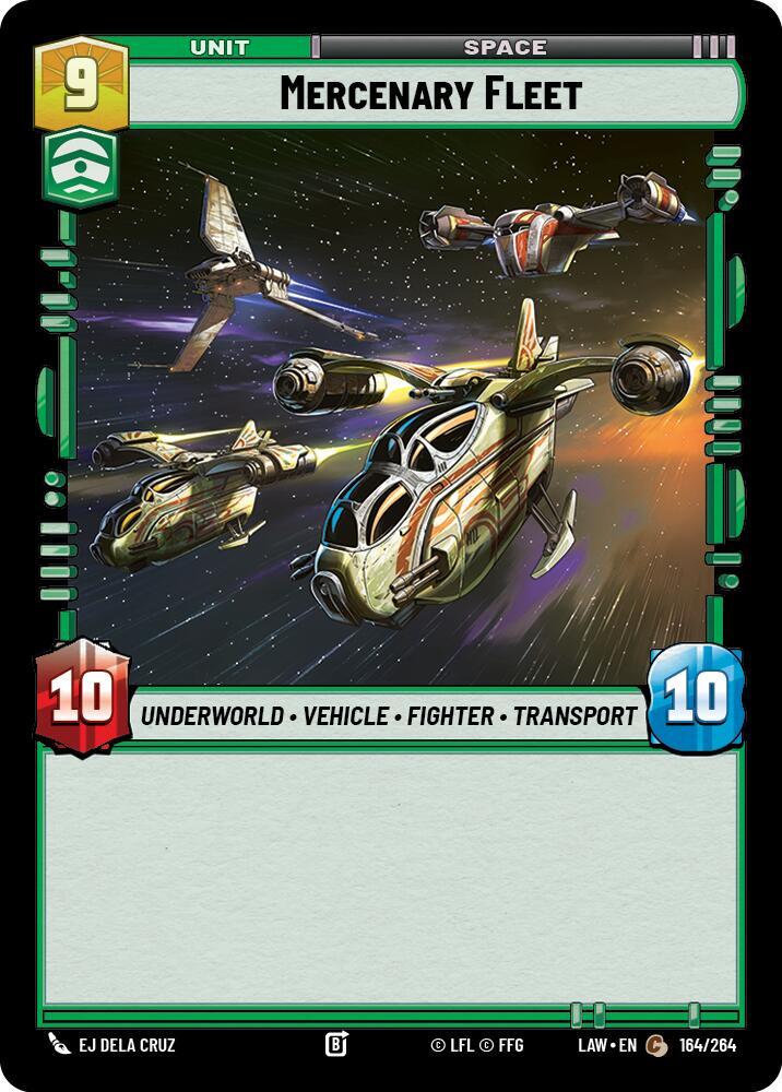 Mercenary Fleet - A Lawless Time - Star Wars: Unlimited