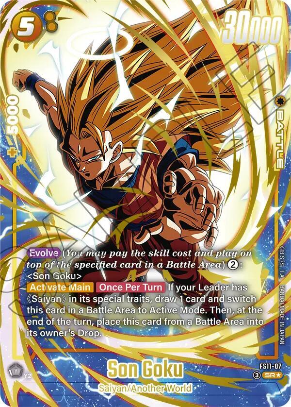 Son Goku - FS11-07 (Gold) - Starter Deck EX: The Phase of