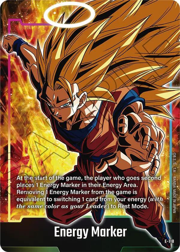 Energy Marker (E-118) - Fusion World Energy Markers - Dragon Ball
