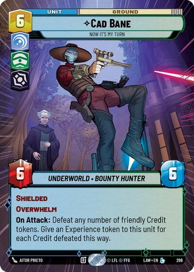 Cad Bane - Now It's My Turn (Hyperspace) card