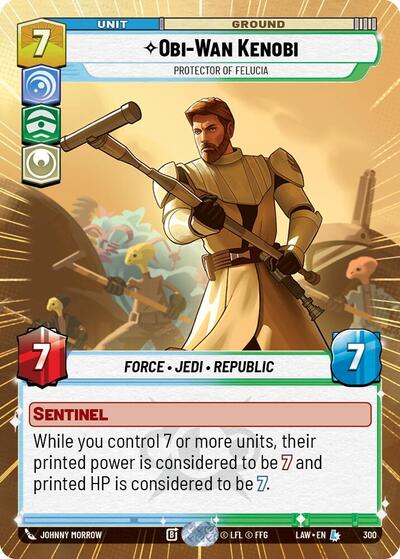 Obi-Wan Kenobi - Protector of Felucia (Hyperspace) card