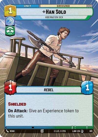 Han Solo - Hibernation Sick (Hyperspace) card