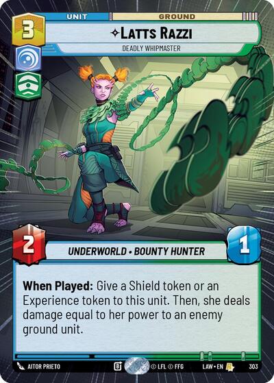 Latts Razzi - Deadly Whipmaster (Hyperspace) card