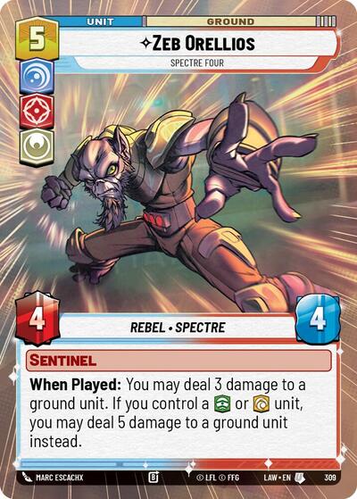 Zeb Orellios Spectre Four Hyperspace
