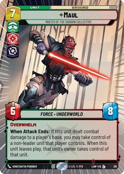 Maul - Master of the Shadow Collective (Hyperspace) card