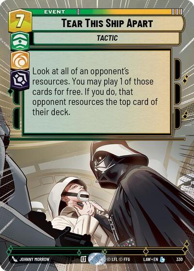 Tear This Ship Apart (Hyperspace) card