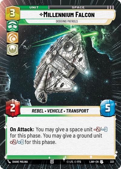 Millennium Falcon Dodgin Patrols Hyperspace