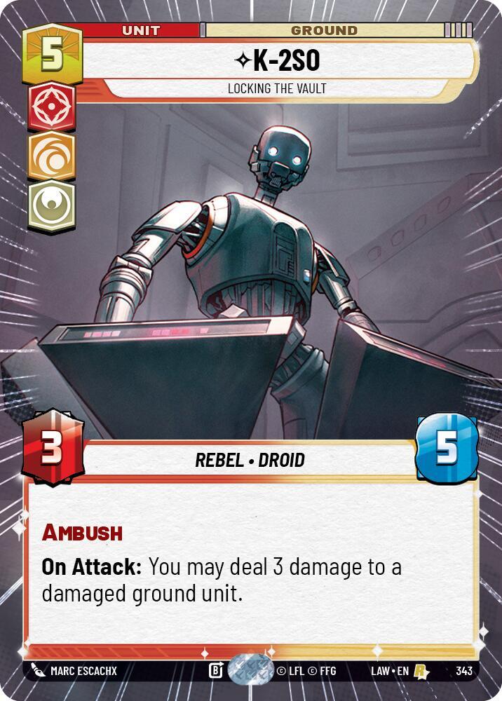K-2S0 - Locking the Vault (Hyperspace) - A Lawless Time - Star