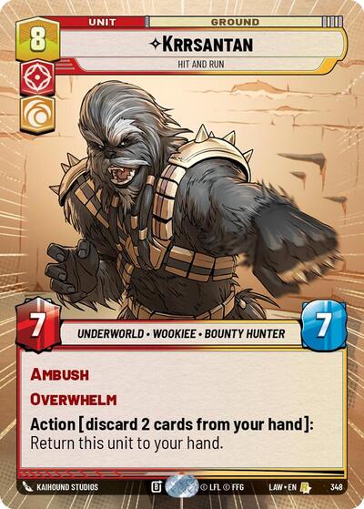 Krrsantan - Hit and Run (Hyperspace) card