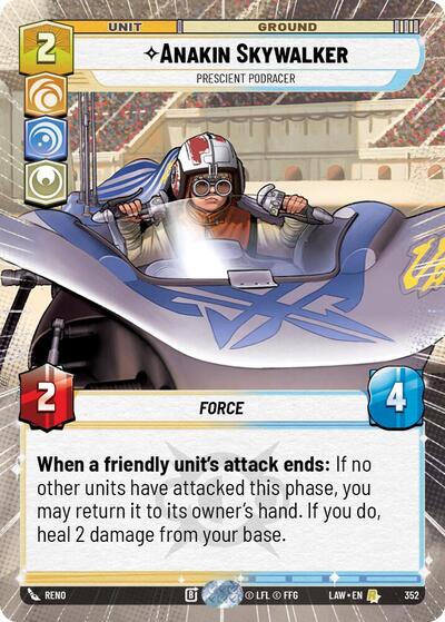 Anakin Skywalker - Prescient Podracer (Hyperspace) card