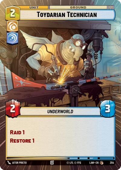 Toydarian Technician Hyperspace