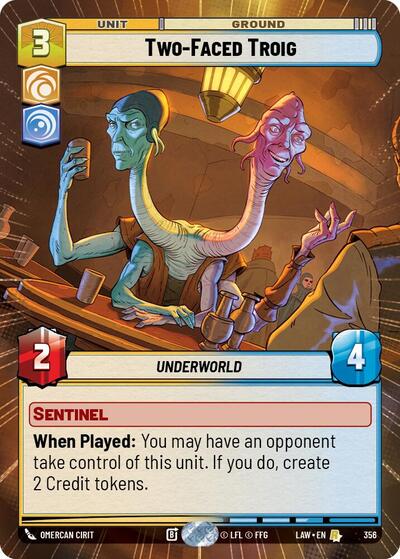 Two-Faced Troig (Hyperspace) card