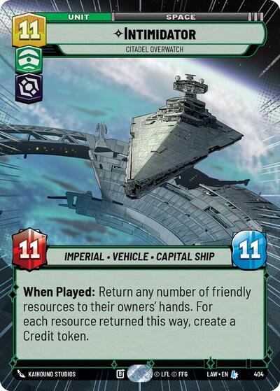 Intimidator - Citadel Overwatch (Hyperspace) card