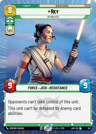 Rey - Skywalker (Hyperspace) card