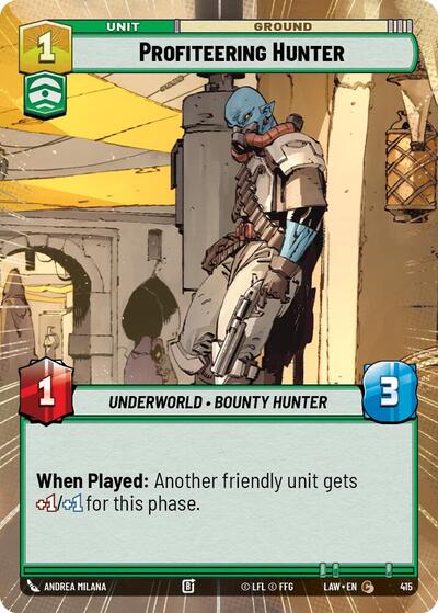 Profiteering Hunter Hyperspace
