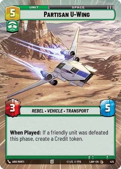 Partisan U Wing Hyperspace