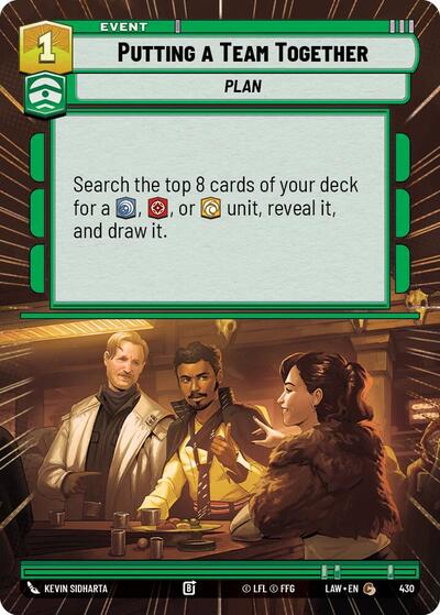 Putting a Team Together Hyperspace