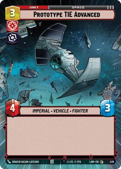 Prototype TIE Advanced Hyperspace