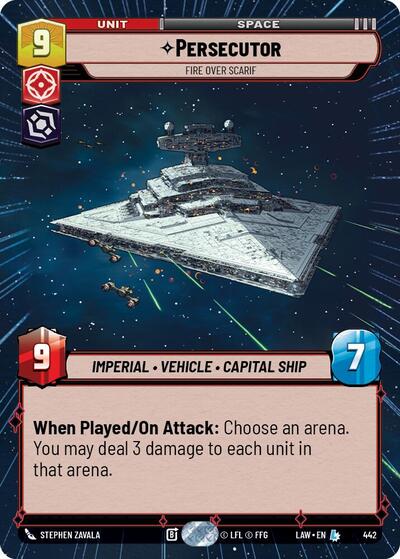Persecutor - Fire Over Scarif (Hyperspace) card