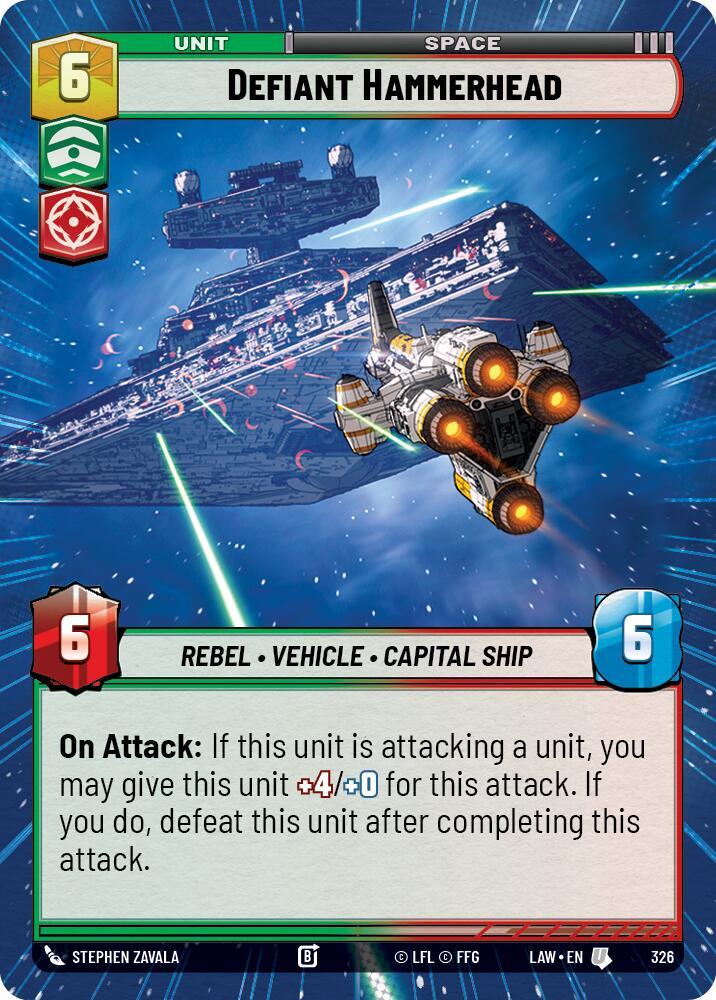 Defiant Hammerhead (Hyperspace) - A Lawless Time - Star Wars