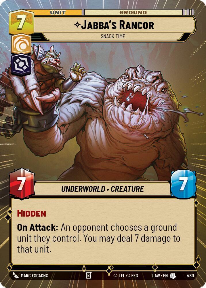 Jabba's Rancor - Snack Time! (Hyperspace) - A Lawless Time - Star