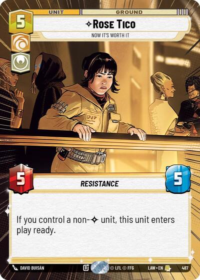 Rose Tico - Now It's Worth It (Hyperspace) card