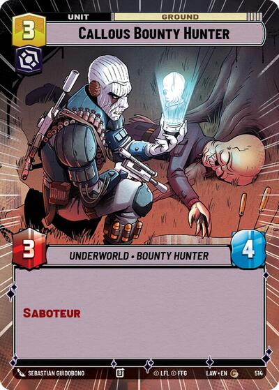 Callous Bounty Hunter Hyperspace