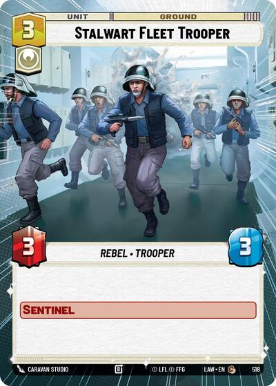 Stalwart Fleet Trooper Hyperspace